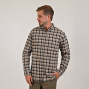 Camisa Yale Para Caballero Manga Larga Regular Fit 4642 Gris