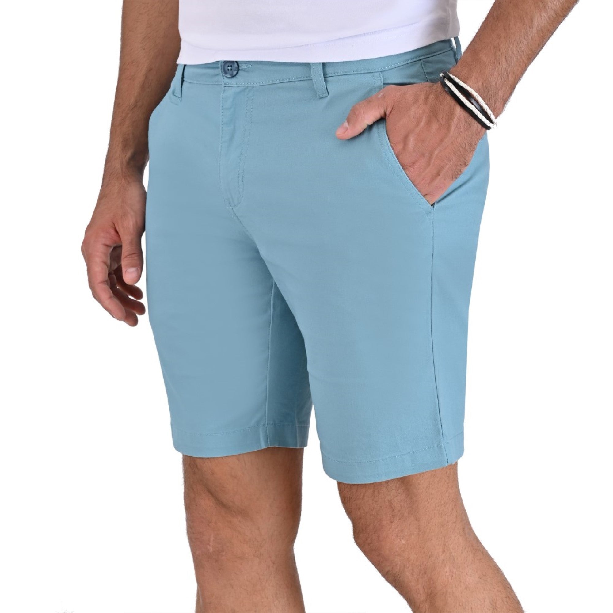 Short de Gabardina Supply Company Slim Fit Pistache