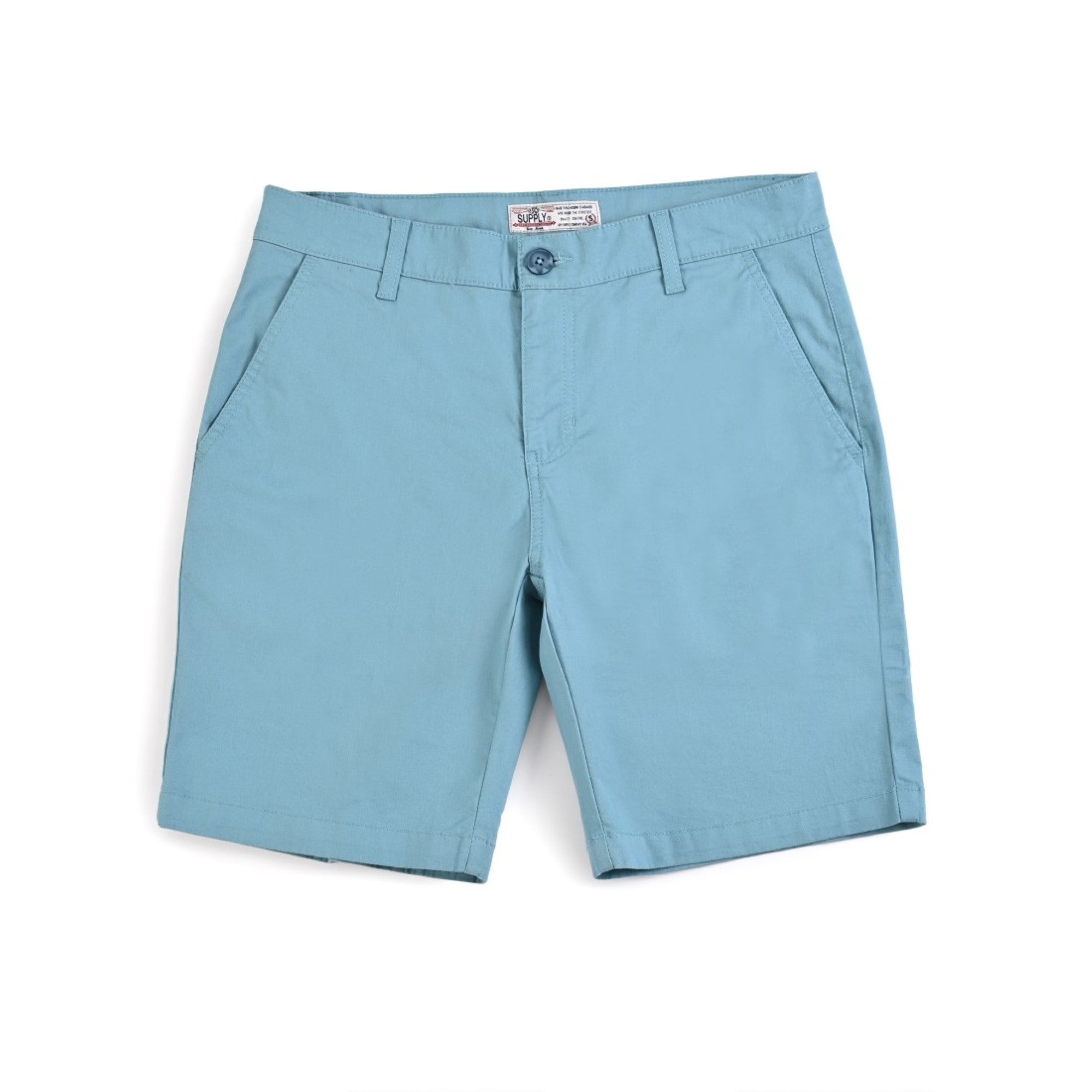 Short de Gabardina Supply Company Slim Fit Pistache