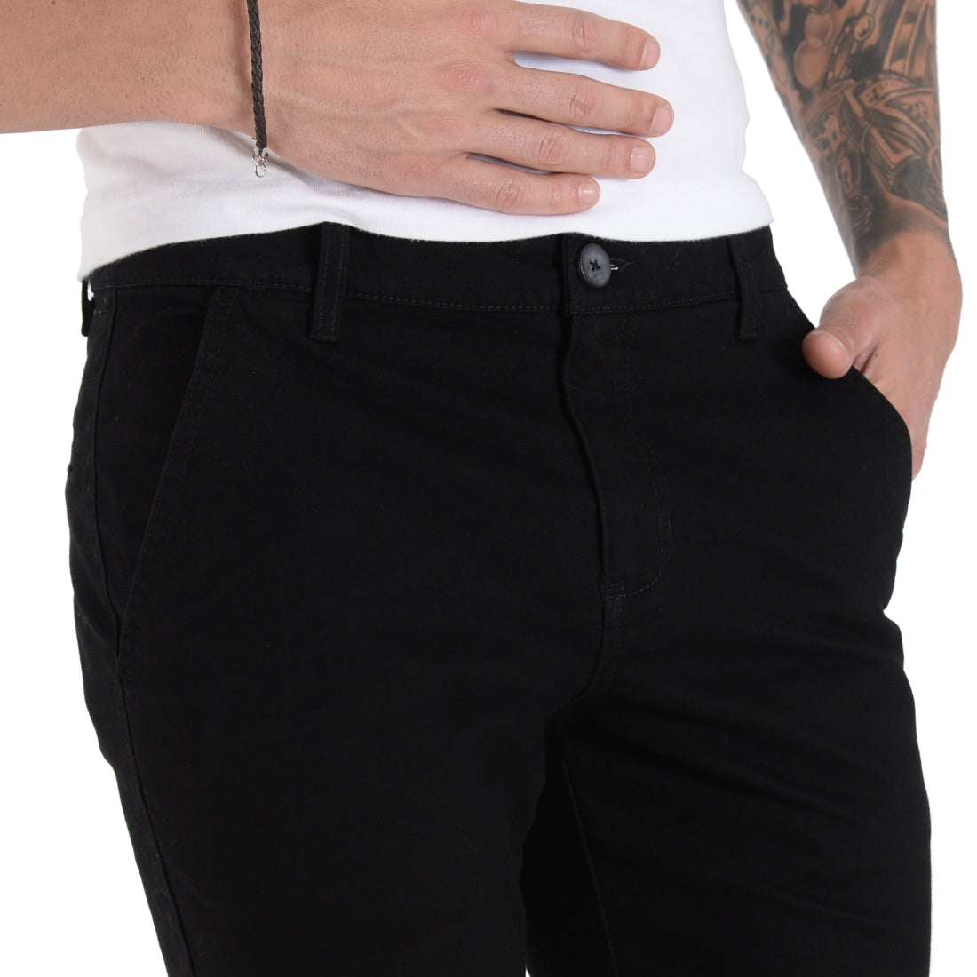 Bermuda Casual Supply Slim Fit 0995 Negro