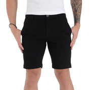 Bermuda Casual Supply Slim Fit 0995 Negro