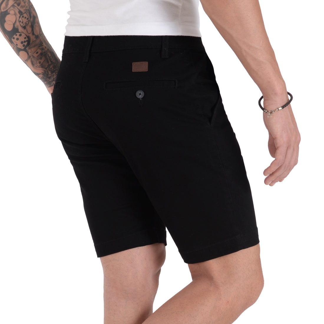 Bermuda Casual Supply Slim Fit 0995 Negro