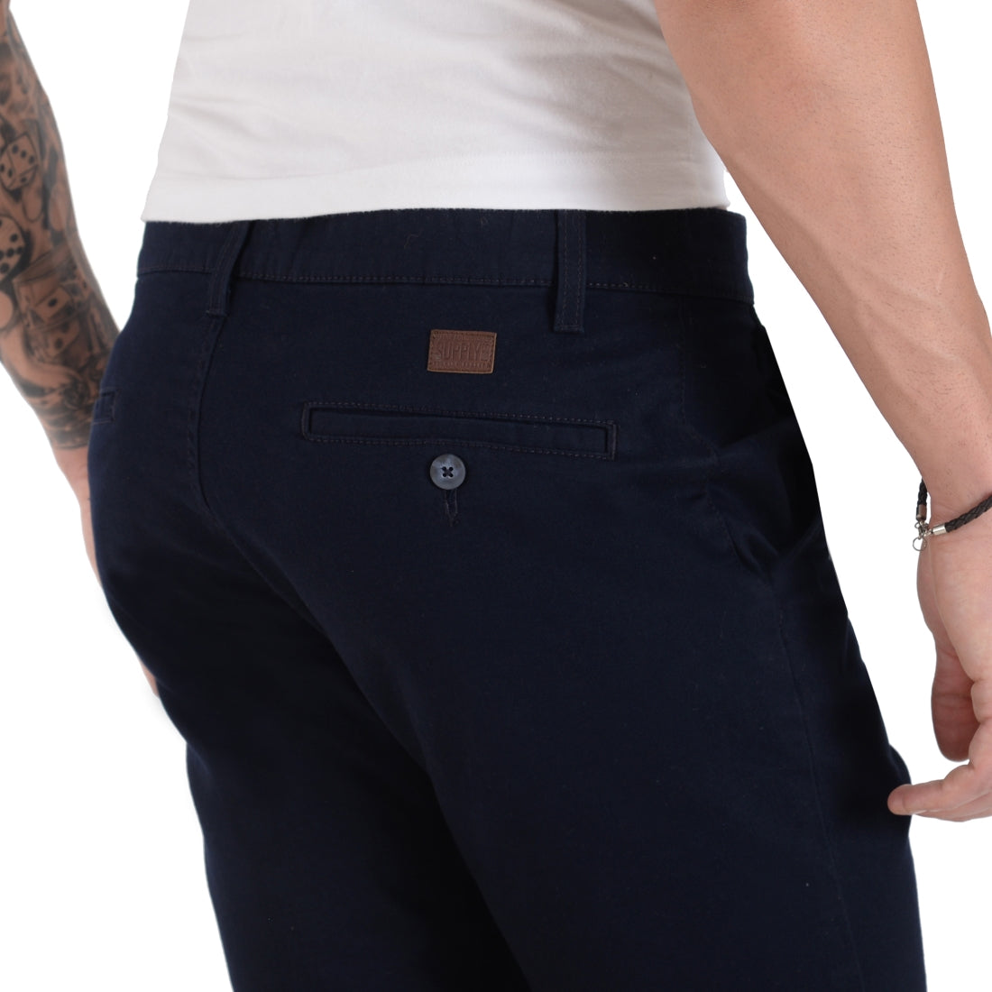 Bermuda Casual Supply Slim Fit 0995 Marino