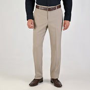 Pantalón de Caballero de Vestir Yale Sin Pinzas Classic Fit 4694 Kaki