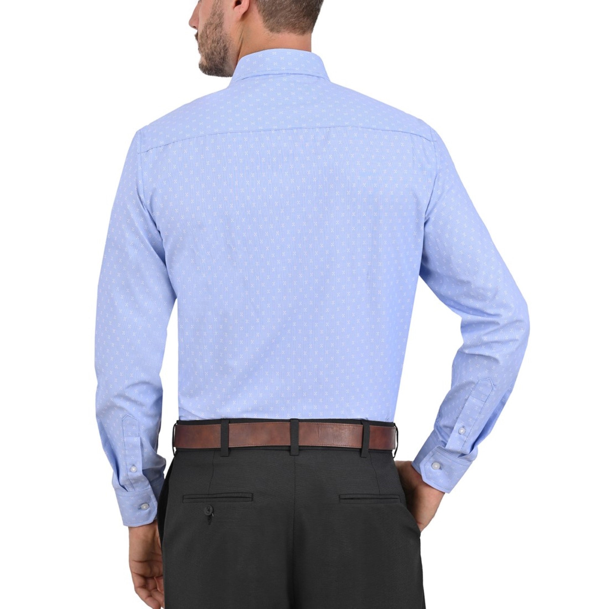 Camisa Sansabelt Regular Fit Botón Oculto 3799