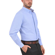 Camisa Sansabelt Regular Fit Botón Oculto 3799