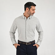 Camisa Sansabelt Para Caballero Manga Larga Regular Fit 8059 Pistache