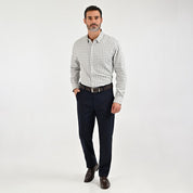 Camisa Sansabelt Para Caballero Manga Larga Regular Fit 8059 Pistache
