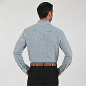 Camisa Sansabelt Para Caballero Manga Larga Regular Fit 8060 Beige Claro