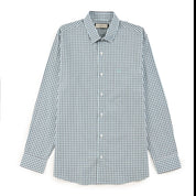 Camisa Sansabelt Para Caballero Manga Larga Regular Fit 8060 Beige Claro