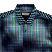 Camisa Sansabelt Para Caballero Manga Larga Regular Fit 8062 Azul Marino