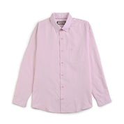 Camisa Sansabelt Regular Fit Manga Larga Boton Oculto 3789