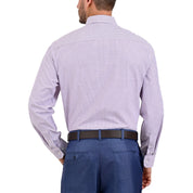 Camisa Sansabelt Regular Fit Manga Larga Boton Oculto 3793