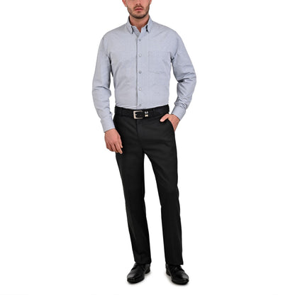 Camisa Sansabelt Regular Fit Manga Larga Boton Oculto 3794