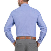 Camisa Sansabelt Regular Fit Manga Larga Boton Oculto 3811