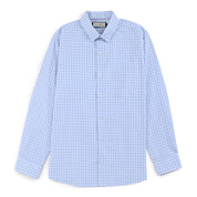 Camisa de vestir Sansabelt Regular Fit Manga larga 7567 Azul