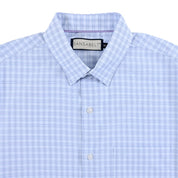 Camisa de vestir Sansabelt Regular Fit Manga larga 7567 Azul