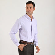 Camisa de vestir Sansabelt Regular Fit Manga larga 7571 Rosa
