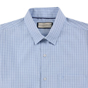 Camisa Sansabelt Para Caballero Manga Larga Regular Fit 8061 Azul