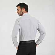Camisa Sansabelt Para Caballero Manga Larga Regular Fit 8070 Negro