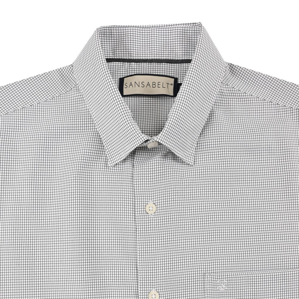 Camisa Sansabelt Para Caballero Manga Larga Regular Fit 8070 Negro