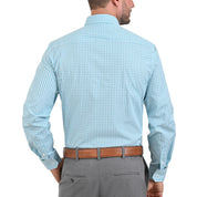 Camisa Sansabelt Regular Fit Manga Larga Boton Oculto 3810