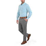 Camisa Sansabelt Regular Fit Manga Larga Boton Oculto 3810