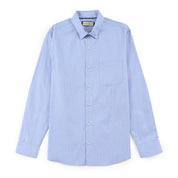 Camisa Sansabelt Para Caballero Manga Larga Regular Fit 8066 Azul