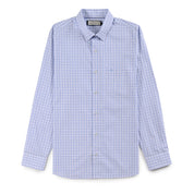 Camisa Sansabelt Para Caballero Manga Larga Regular Fit 8069 Azul