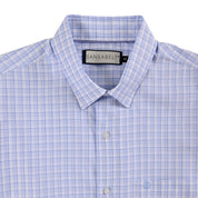 Camisa Sansabelt Para Caballero Manga Larga Regular Fit 8069 Azul
