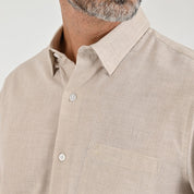 Camisa Sansabelt Para Caballero Manga Larga Regular Fit 8072 Arena