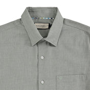 Camisa Sansabelt Para Caballero Manga Larga Regular Fit 8072 Verde