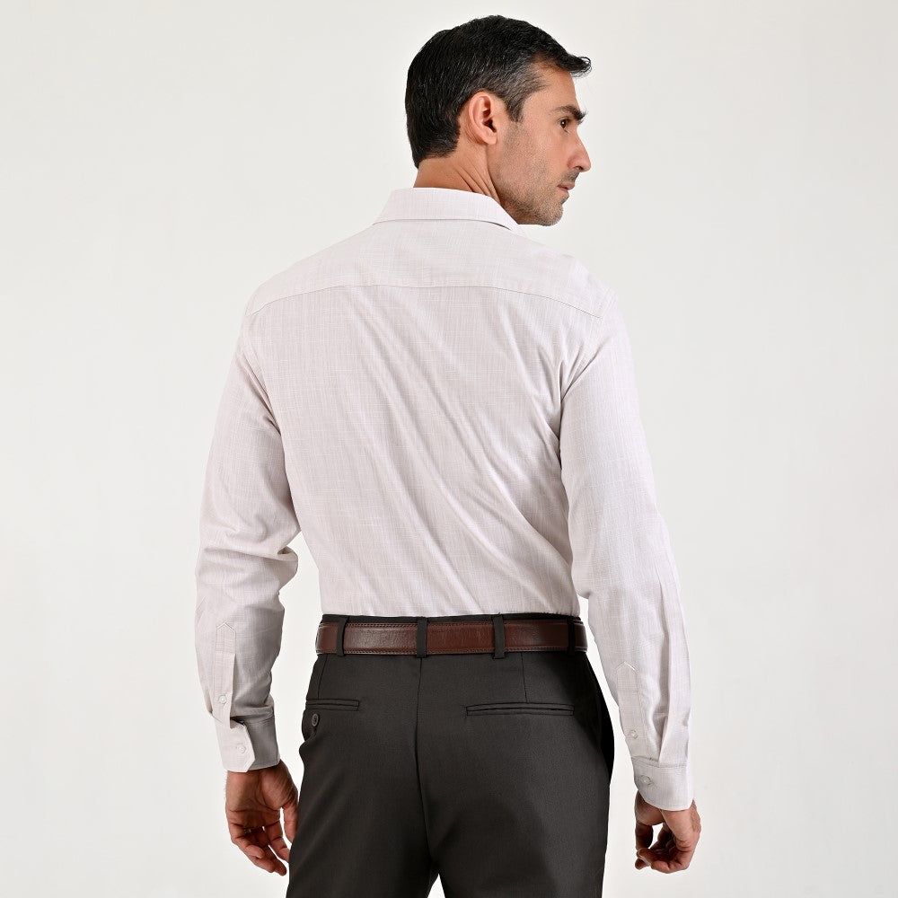 Camisa de vestir Sansabelt Regular Fit Manga larga 7561 Kaki