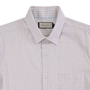 Camisa Sansabelt Para Caballero Manga Larga Regular Fit 8067 Beige