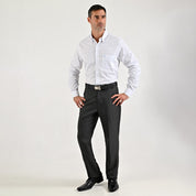 Camisa de vestir Sansabelt Regular Fit Manga larga 7568 Blanco
