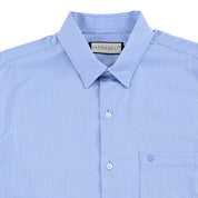 Camisa de vestir Sansabelt Regular Fit Manga larga 7570 Azul