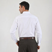 Camisa de vestir Sansabelt Regular Fit Manga larga 6036 Blanco
