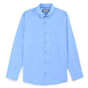 Camisa de vestir Sansabelt Regular Fit Manga larga 6036 Azul