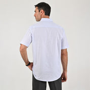 Camisa casual Sansabelt Regular Fit Manga corta 7573 Blanco