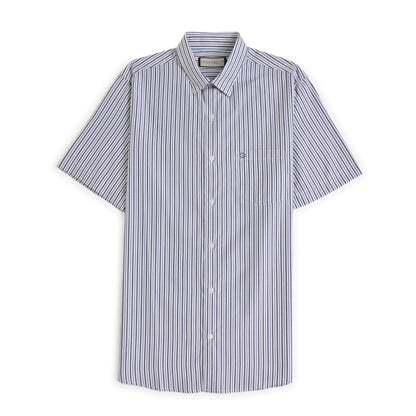 Camisa Sansabelt Regular Fit Manga Corta Botón Oculto 3788