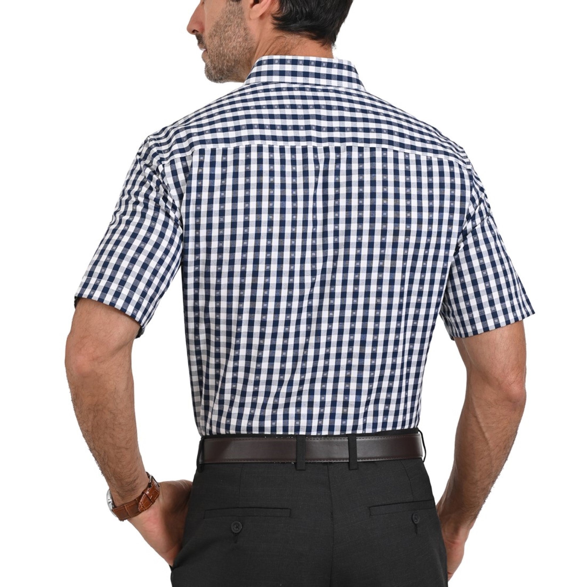 Camisa Sansabelt Regular Fit Botón Oculto 3795