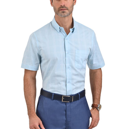 Camisa Sansabelt Regular Fit  Botón Oculto 3804