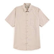 Camisa Sansabelt Para Caballero Manga Corta Regular Fit 7665 Beige
