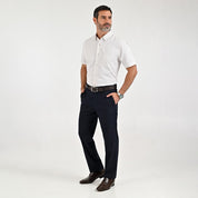 Camisa Sansabelt Para Caballero Manga Corta Regular Fit 8051 Beige