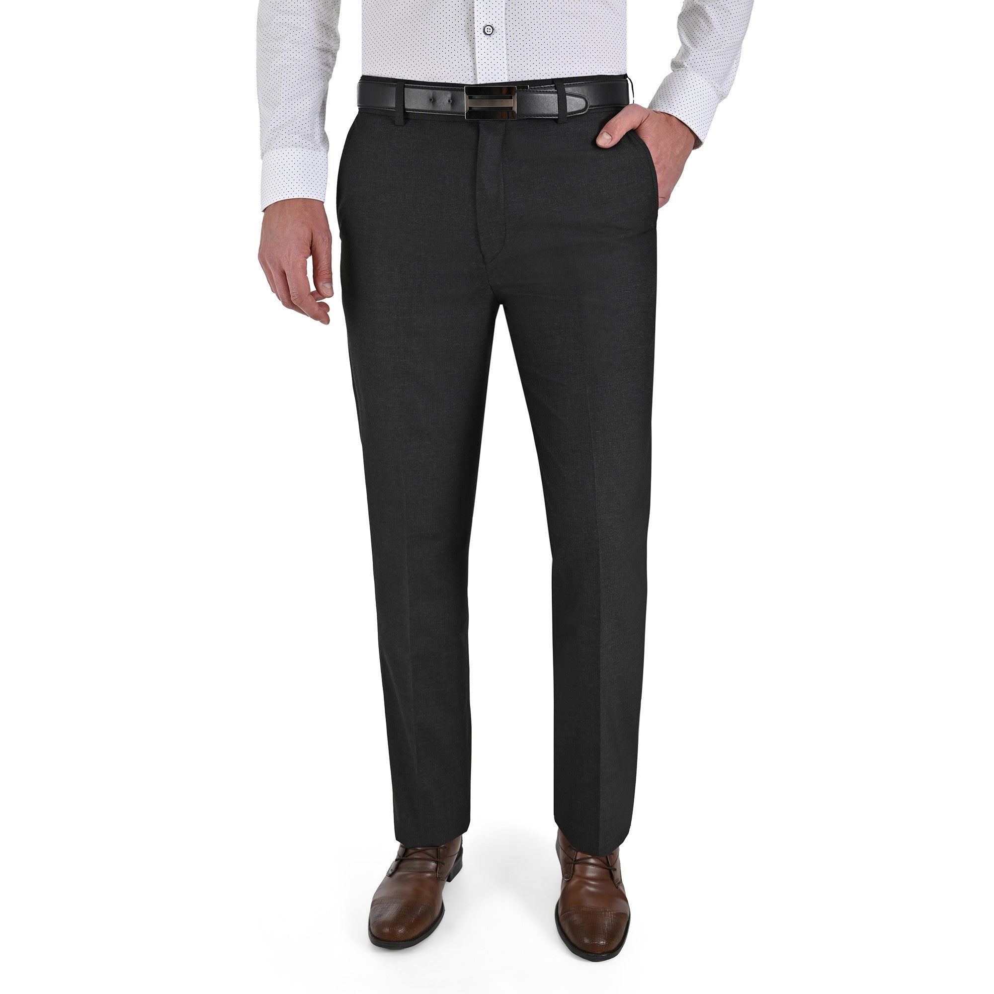 Pantalón de Vestir Sansabelt Slim Fit Cintura Ajustable 1768