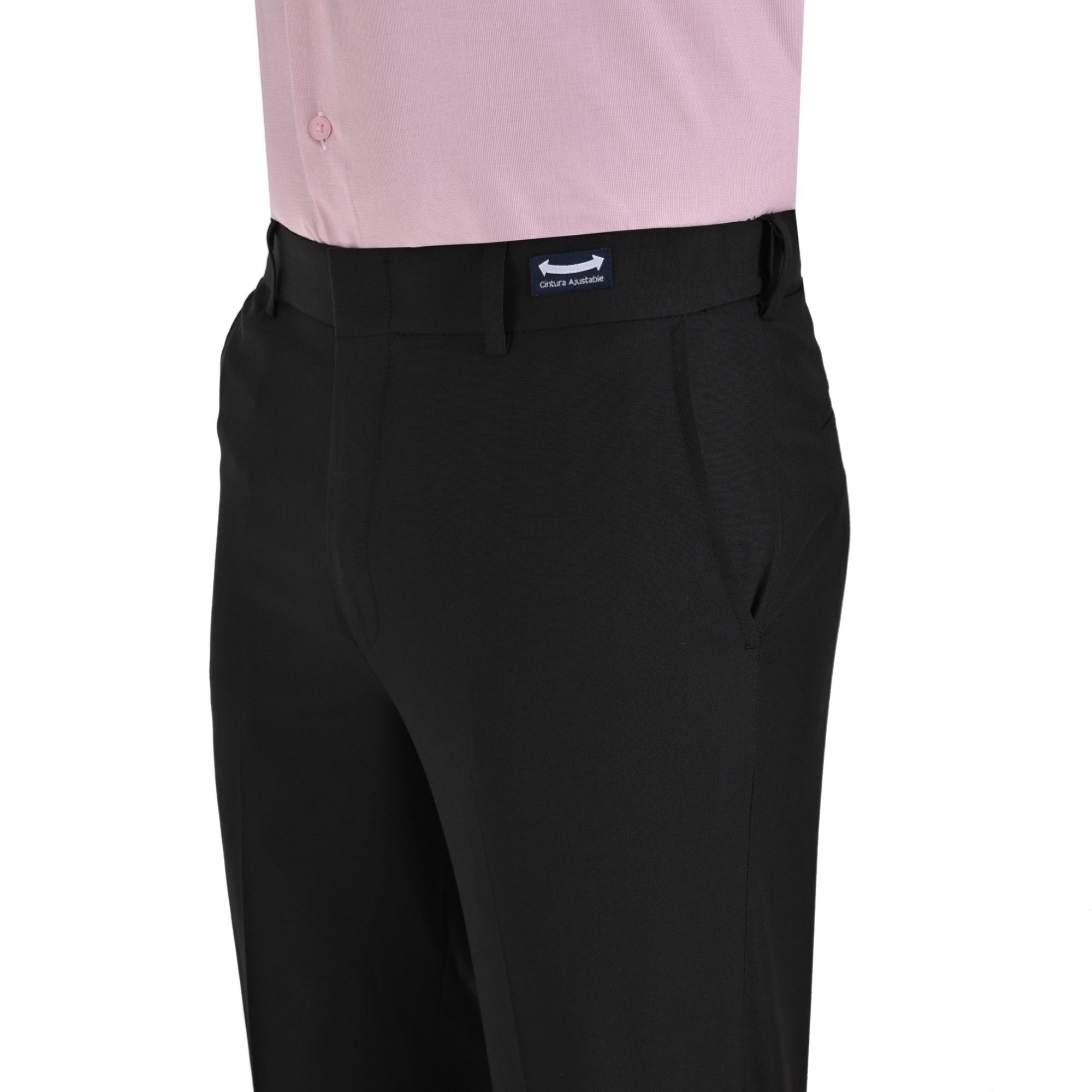 Pantalón de Vestir Sansabelt Slim Fit Cintura Ajustable 1768