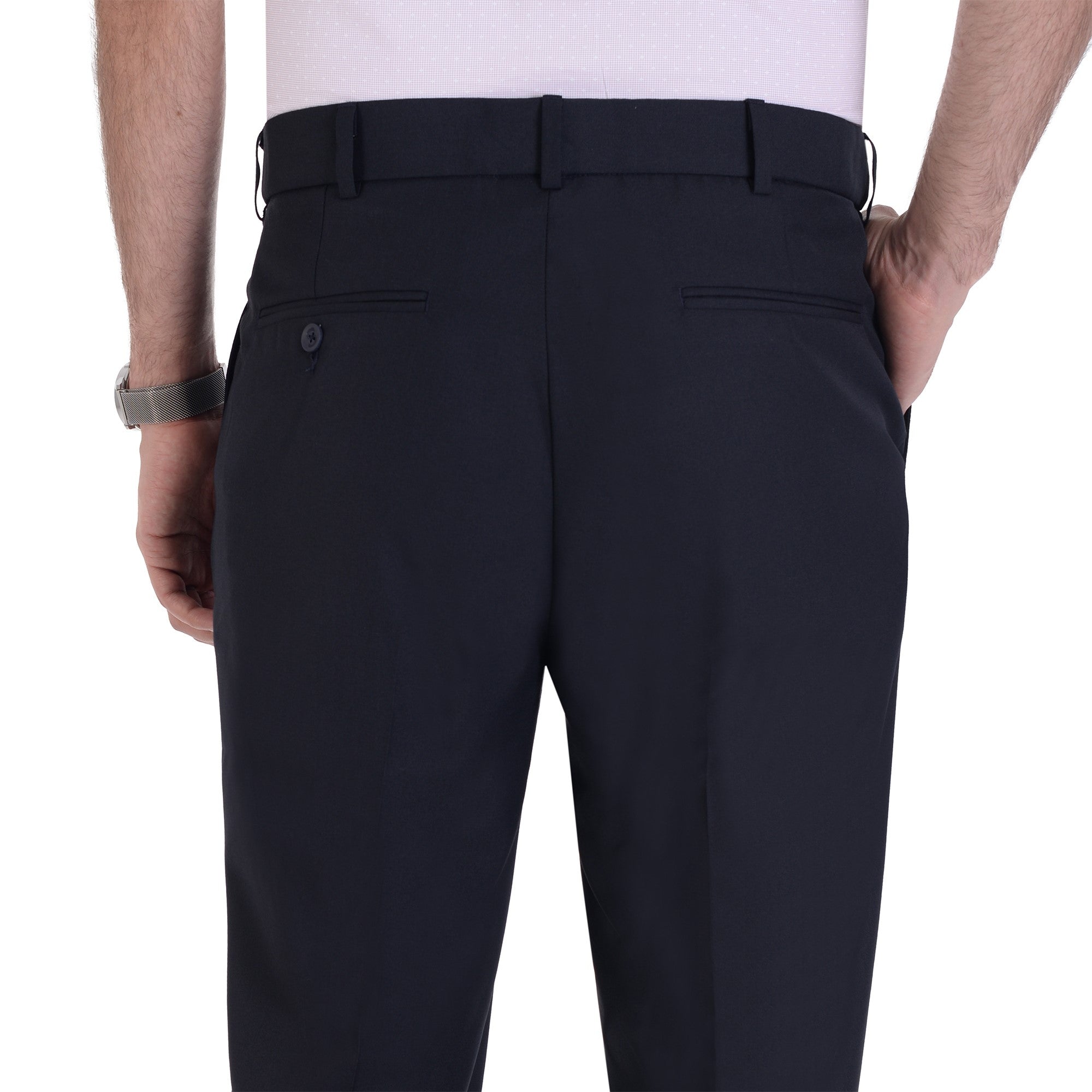 Pantalón de Vestir Sansabelt Slim Fit Cintura Ajustable 1768