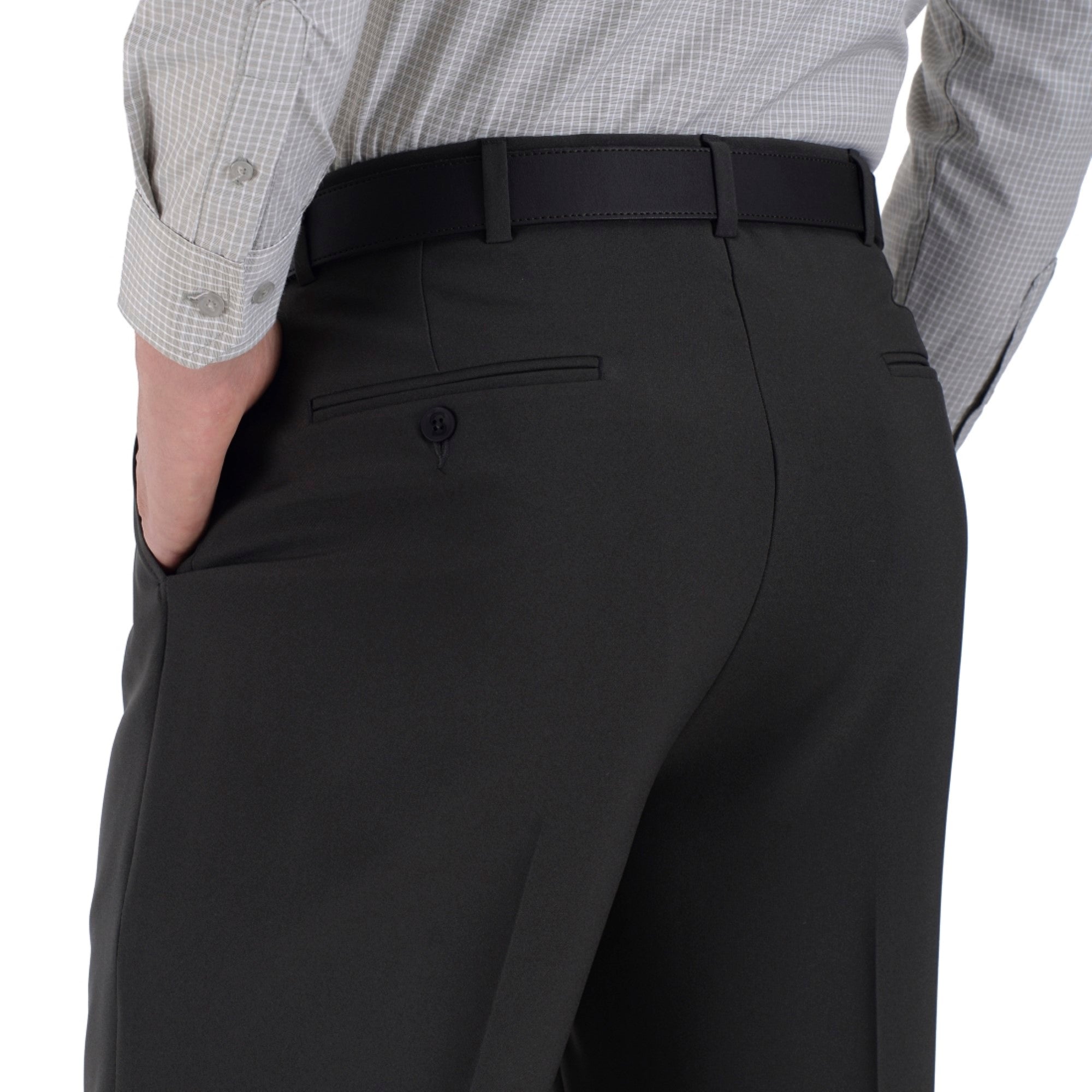 Pantalón de Vestir Sansabelt Regular Fit Con Pinzas Q020