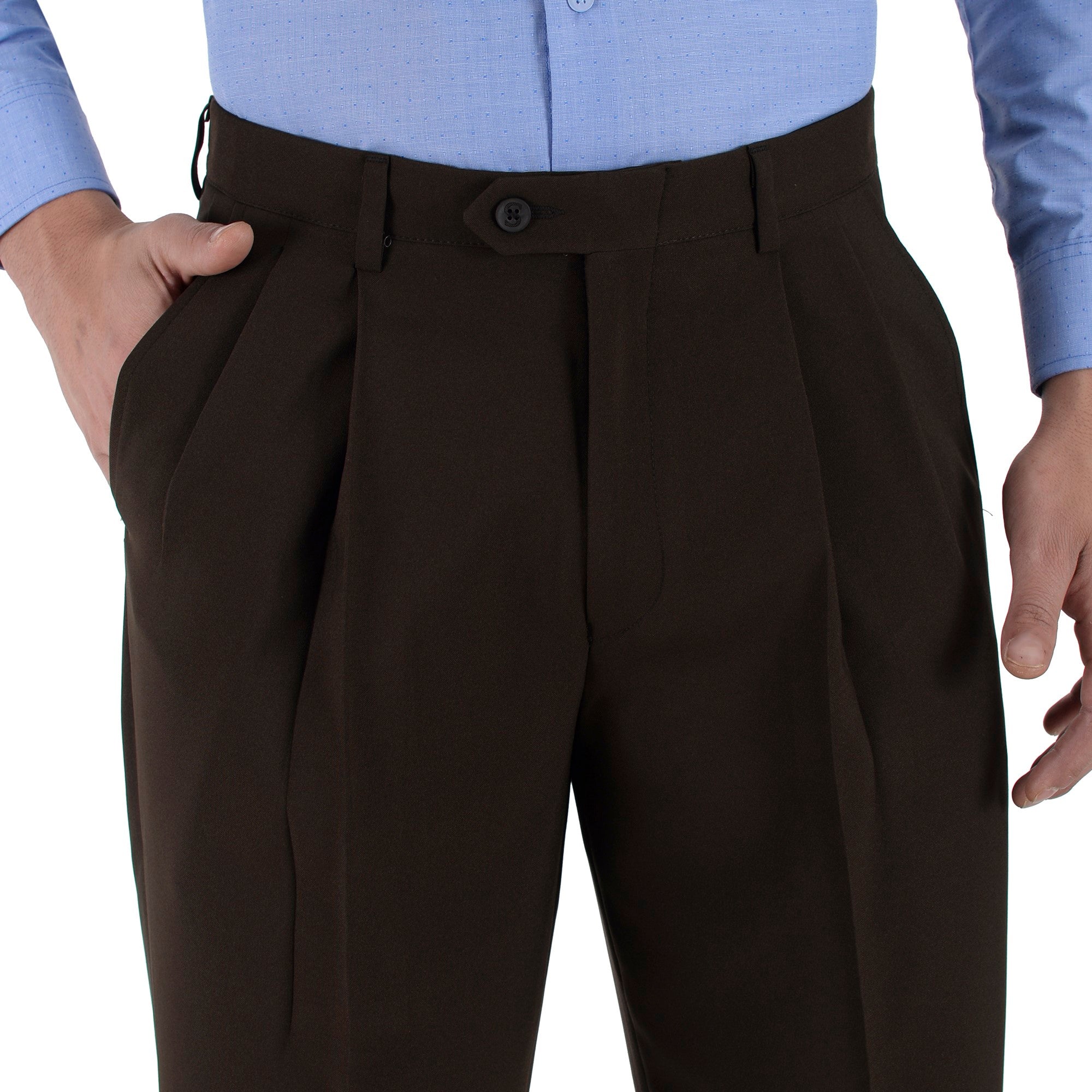 Pantalón de Vestir Sansabelt Regular Fit Con Pinzas Q020