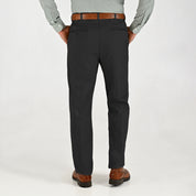 Pantalón Sansabelt Para Caballero Slim Fit 8228 Gris Oxford
